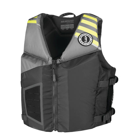 YOUNG ADULT VEST YELLOW/GRN 27