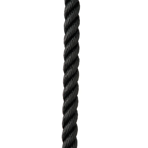 N.E. Ropes Anchor & Dock Lines PKG 3-Strand Nylon 5/8 x 35' Black