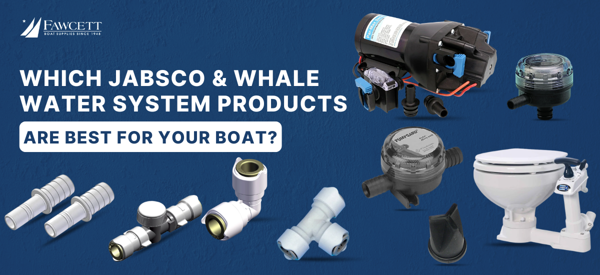 Which Jabsco and Whale Water System Products Are Best for Your Boat?