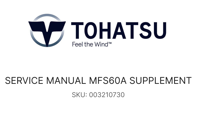 SERVICE MANUAL MFS60A SUPPLEMENT