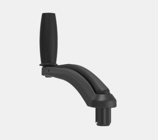 Lewmar 10" ProTouch Winch Handle, Single Grip, Black