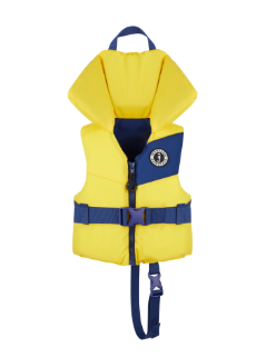 Mustang Lil Legends Child Foam Vest Yellow navy