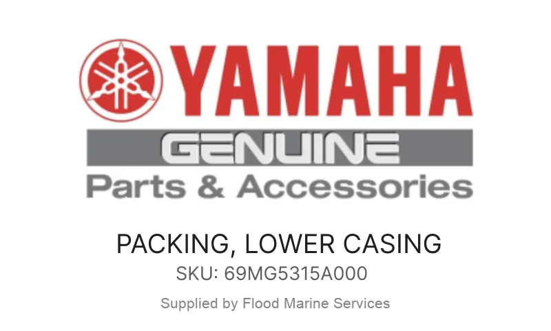 PACKING, LOWER CASING