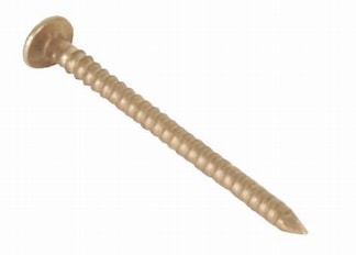 Silicon Bronze Ring Barb Nail - #14 x 3/4"