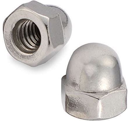Cap Nut 3/8-16     18-8 Stainless