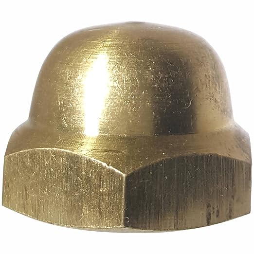 1/2-13 CAP NUT BRASS