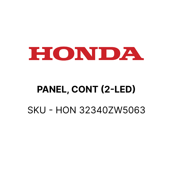 PANEL, CONT (2-LED)