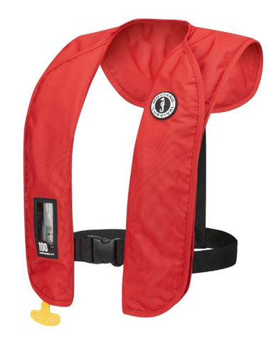 Mustang MIT 100 Convertible A/M Inflatable PFD Red