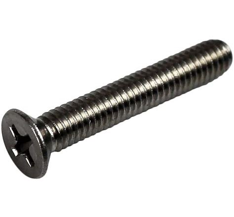 8/32 X 1 PH. FLAT MACH.SCREW 316