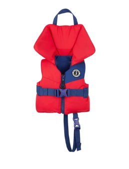 Mustang Lil Legends Child Foam Vest Red Navy