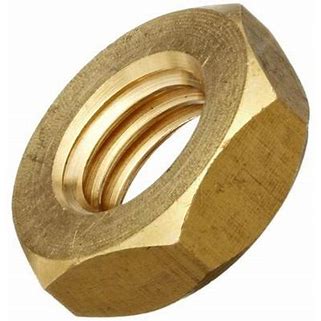 HEX NUT JAM 5/8-11 BRASS