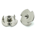 18-8 Stainless Steel Tee Nut - 1/4"-20   3-PRONG