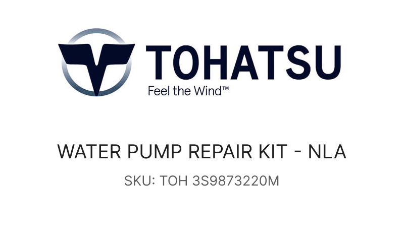 WATER PUMP REPAIR KIT - NLA