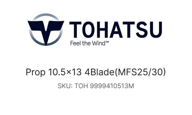 Prop 10.5x13 4Blade(MFS25/30)