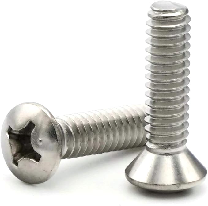 18-8 SS OVAL  Head Phillips Machine Screw #10-32 x 1/2"