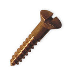 Silicon Bronze Flat Head Wood Screw #14 x 2-1/2" - Slotted