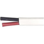 Ancor Duplex Cable 16/2 AWG (Black/Red) White Flat - Per Foot