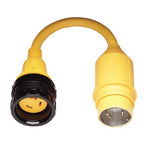 Marinco Pigtail Adapter, 50A 125/250V Male To 30A 125V Female