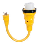 Marinco Pigtail Adapter, 15A 125V Male To 50A 125/250V Female