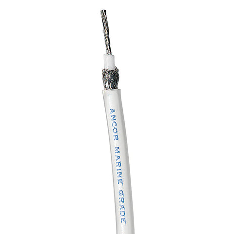 Ancor Coaxial Cable RG8X White - Per Foot