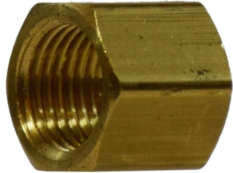 Midland Brass 1/4" Barstock Pipe Cap