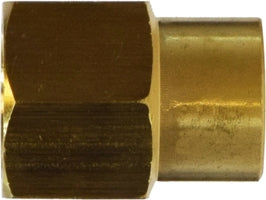 3/8 X 1/4   BRASS LP  COUPLING