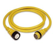 Marinco Cordset, 50A 125V, 50', Yellow