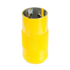 Marinco Male Plug, 50A 125V, Yellow