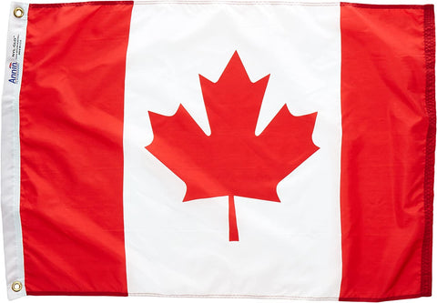 CANADA 2X3 NYL GLO FLAG