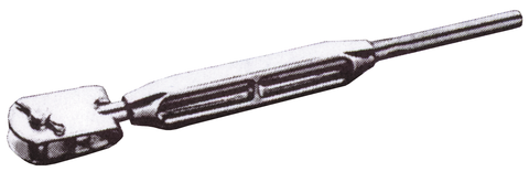 Alexander Roberts Chrome Turnbuckle - 5/16" Wire - 1/2" Body - 1/2" Pin