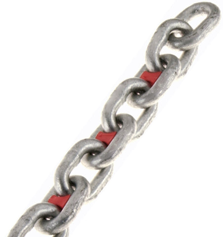 Chain Mark 1/2in. red bg of 8