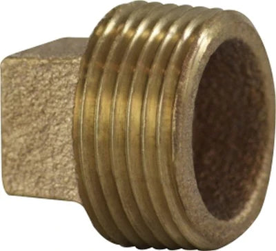 Midland Bronze 1-1/2" Cored Square Head Plug