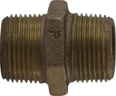 Midland Bronze 1-1/4" HEX Nipple