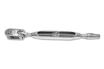 Hayn Fork & Open Body Turnbuckle - 1/4" Jaw & Pin