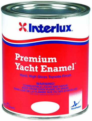 Interlux Premium Yacht Enamel Topside Finish, High Gloss White - Qt.