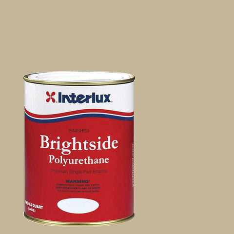 Interlux Brightside Polyurethane Topside Finish, Grand Banks Beige - Qt.