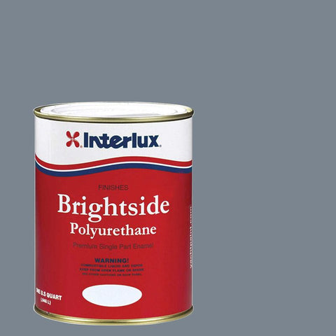 Interlux Brightside Polyurethane Topside Finish, Steel Gray - Qt.