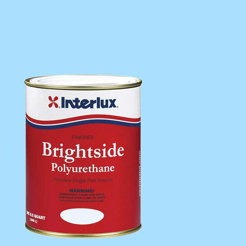 Interlux Brightside Polyurethane Topside Finish, Light Blue - Qt.