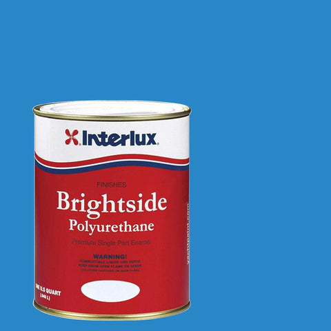 Interlux Brightside Polyurethane Topside Finish, Medium Blue - Qt.