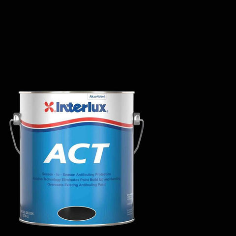 Interlux Act Antifouling Bottom Paint, Black - Gal.