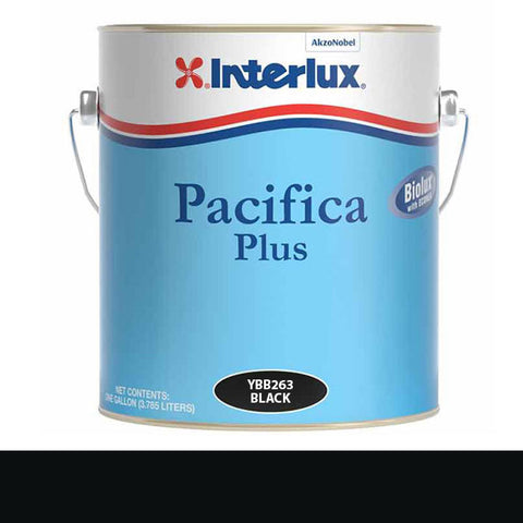 Interlux Pacifica Plus Antifouling Bottom Paint, Black - Gal.