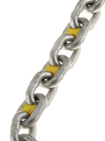 Chain Mark 1/2in. yellow bg of