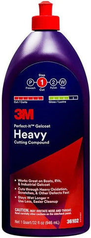 3M Perfect-It Heavy Gelcoat Cutting Compound Pint