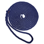 N.E. Ropes DB Nylon Anchor & Dock Lines Packaged 1/2 x 25' Blue