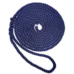 N.E. Ropes DB Nylon Anchor & Dock Lines Packaged 3/8 x 15' Blue