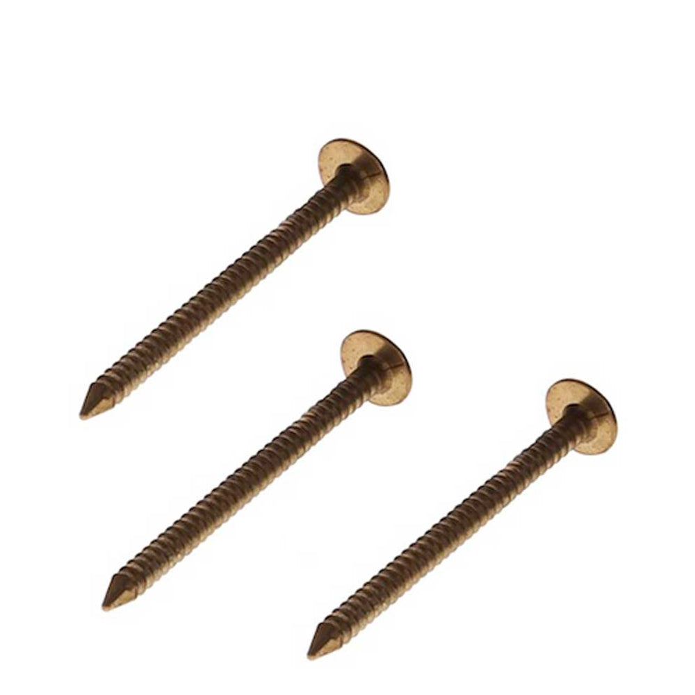 Silicon Bronze Ring Barb Nail - #15 x 3/4"