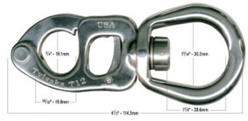 LARGE BAIL SNAP SHACKLE