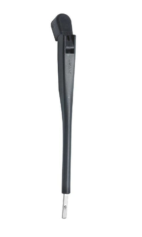 Vetus Black Single Wiper Arm  280 - 366mm Length - DIN taper