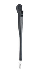 Vetus Black Single Wiper Arm  395 - 481mm Length - DIN taper