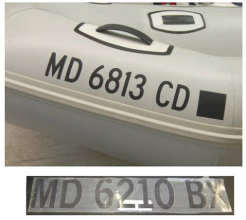 Boat Letters & Numbers